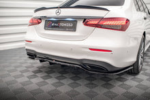 Load image into Gallery viewer, MAXTON DESIGN CENTRAL REAR SPLITTER (WITH VERTICAL BARS) MERCEDES-BENZ E AMG-LINE W213 FACELIFT