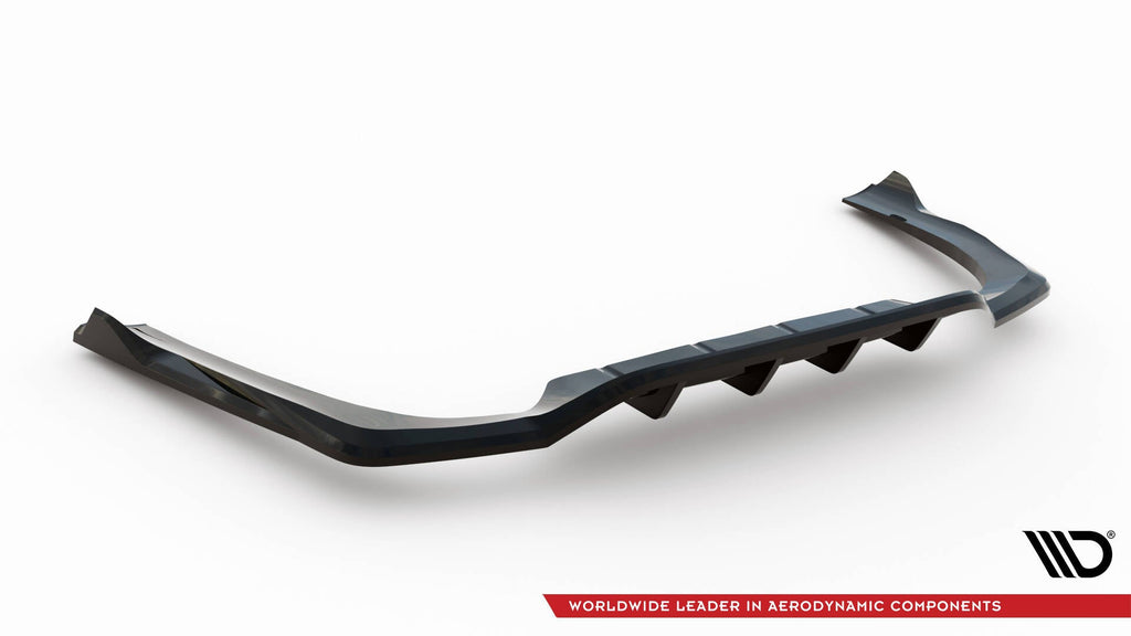 MAXTON DESIGN CENTRAL REAR SPLITTER (WITH VERTICAL BARS) MERCEDES-BENZ E AMG-LINE W214