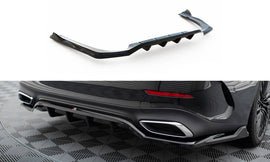 MAXTON DESIGN CENTRAL REAR SPLITTER (WITH VERTICAL BARS) MERCEDES-BENZ E AMG-LINE W214