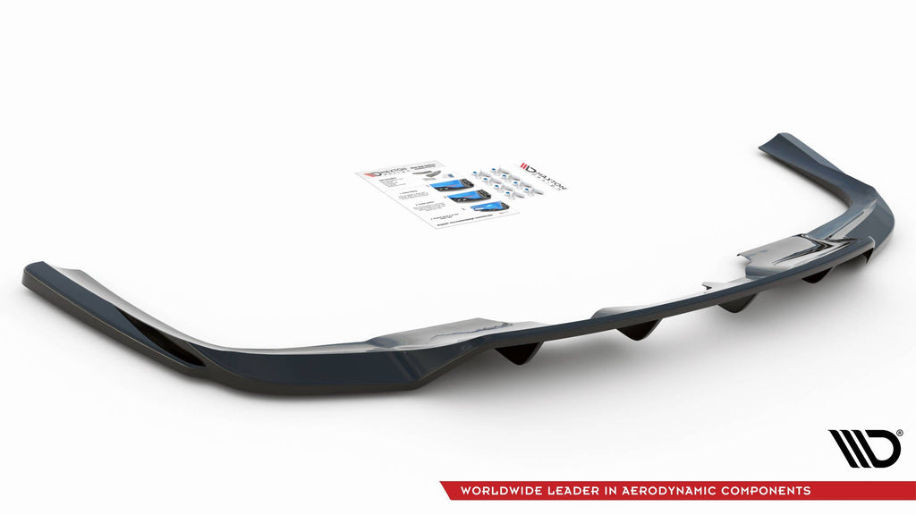 MAXTON DESIGN CENTRAL REAR SPLITTER (WITH VERTICAL BARS) MERCEDES-BENZ GLS AMG-LINE X167