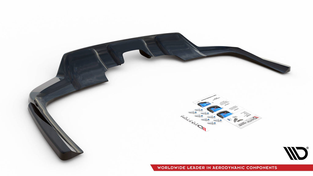 MAXTON DESIGN CENTRAL REAR SPLITTER (WITH VERTICAL BARS) MERCEDES-BENZ GLS AMG-LINE X167