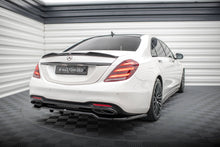 Load image into Gallery viewer, MAXTON DESIGN CENTRAL REAR SPLITTER (WITH VERTICAL BARS) MERCEDES-BENZ S AMG-LINE W222 FACELIFT