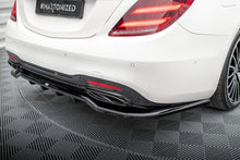 Load image into Gallery viewer, MAXTON DESIGN CENTRAL REAR SPLITTER (WITH VERTICAL BARS) MERCEDES-BENZ S AMG-LINE W222 FACELIFT