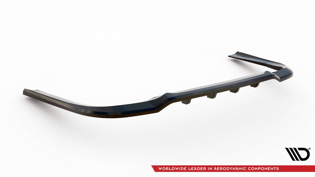 MAXTON DESIGN CENTRAL REAR SPLITTER (WITH VERTICAL BARS) MERCEDES-BENZ S AMG-LINE W222 FACELIFT