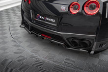 Load image into Gallery viewer, MAXTON DESIGN CENTRAL REAR SPLITTER (WITH VERTICAL BARS) NISSAN GTR R35 FACELIFT