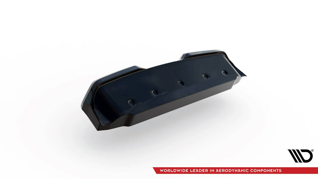 MAXTON DESIGN CENTRAL REAR SPLITTER (WITH VERTICAL BARS) NISSAN GTR R35 FACELIFT