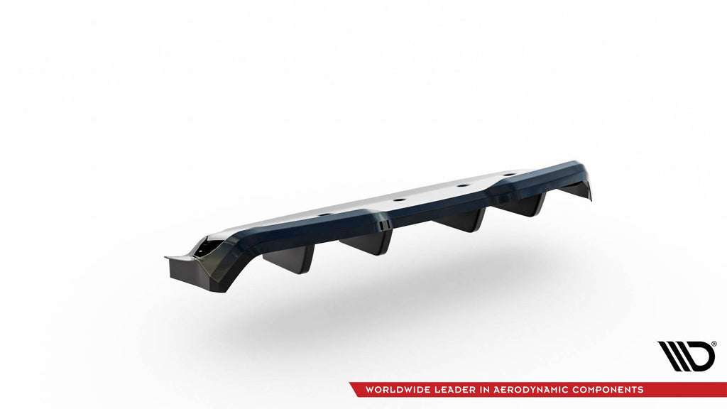 MAXTON DESIGN CENTRAL REAR SPLITTER (WITH VERTICAL BARS) NISSAN GTR R35 FACELIFT