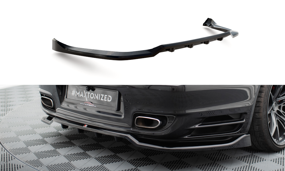 MAXTON DESIGN CENTRAL REAR SPLITTER (WITH VERTICAL BARS) PORSCHE 911 TURBO 997