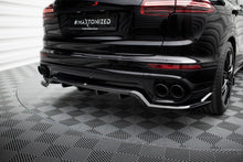 Load image into Gallery viewer, MAXTON DESIGN CENTRAL REAR SPLITTER (WITH VERTICAL BARS) PORSCHE CAYENNE MK2 FACELIFT