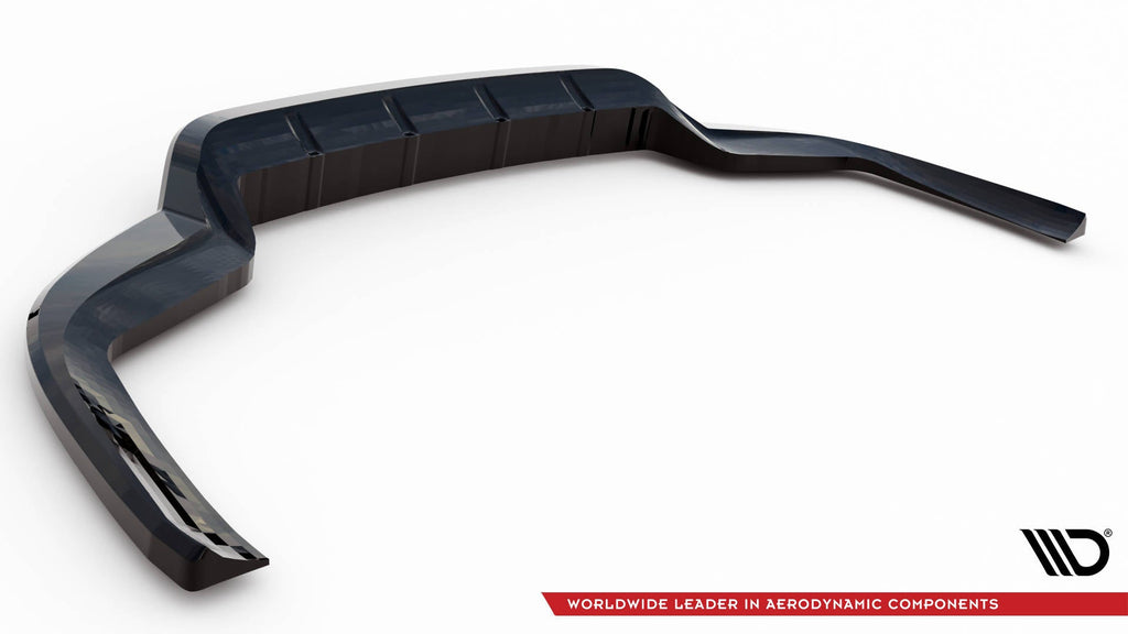 MAXTON DESIGN CENTRAL REAR SPLITTER (WITH VERTICAL BARS) PORSCHE PANAMERA E-HYBRID 971 FACELIFT