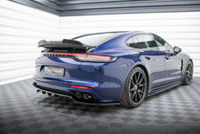 Load image into Gallery viewer, MAXTON DESIGN CENTRAL REAR SPLITTER (WITH VERTICAL BARS) PORSCHE PANAMERA E-HYBRID 971 FACELIFT