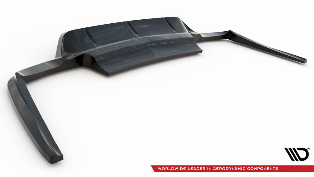 MAXTON DESIGN CENTRAL REAR SPLITTER (WITH VERTICAL BARS) PORSCHE PANAMERA TURBO 970