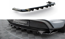 Load image into Gallery viewer, MAXTON DESIGN CENTRAL REAR SPLITTER (WITH VERTICAL BARS) PORSCHE TAYCAN / TAYCAN 4 / TAYCAN 4S / TAYCAN GTS MK1