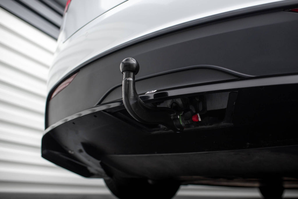 MAXTON DESIGN CENTRAL REAR SPLITTER (WITH VERTICAL BARS) TESLA MODEL X MK1 FACELIFT