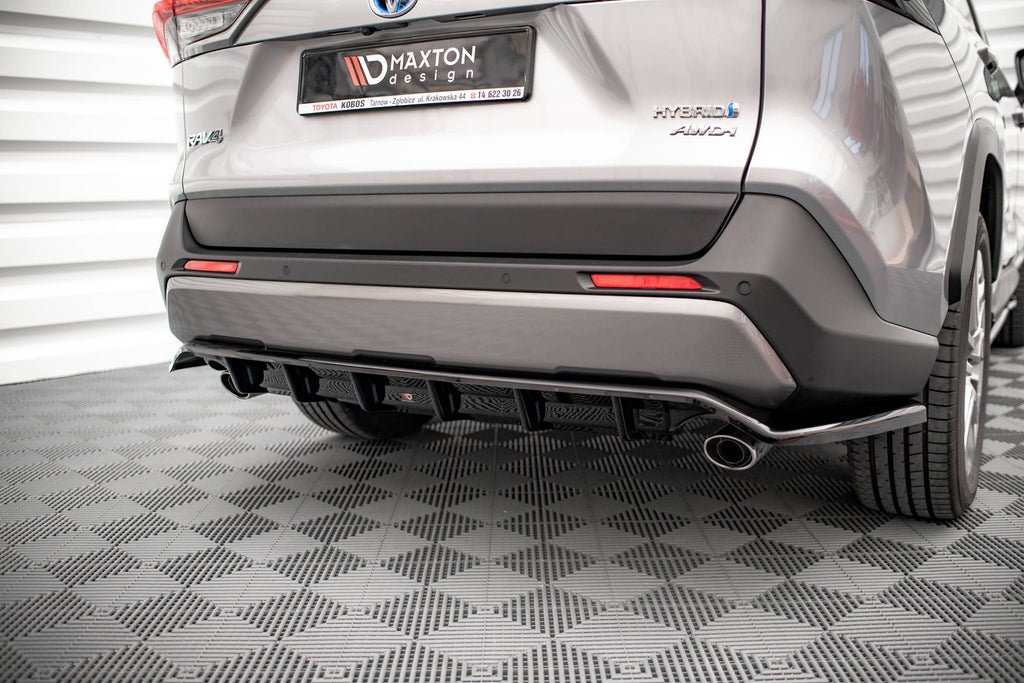 MAXTON DESIGN CENTRAL REAR SPLITTER (WITH VERTICAL BARS) TOYOTA RAV4 MK5