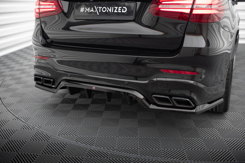 MAXTON DESIGN CENTRAL REAR SPLITTER (WITH VERTICAL BARS) V.1 MERCEDES-AMG GLC 63 SUV X253