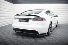 Load image into Gallery viewer, MAXTON DESIGN CENTRAL REAR SPLITTER (WITH VERTICAL BARS) V.1 TESLA MODEL S PLAID MK1 FACELIFT