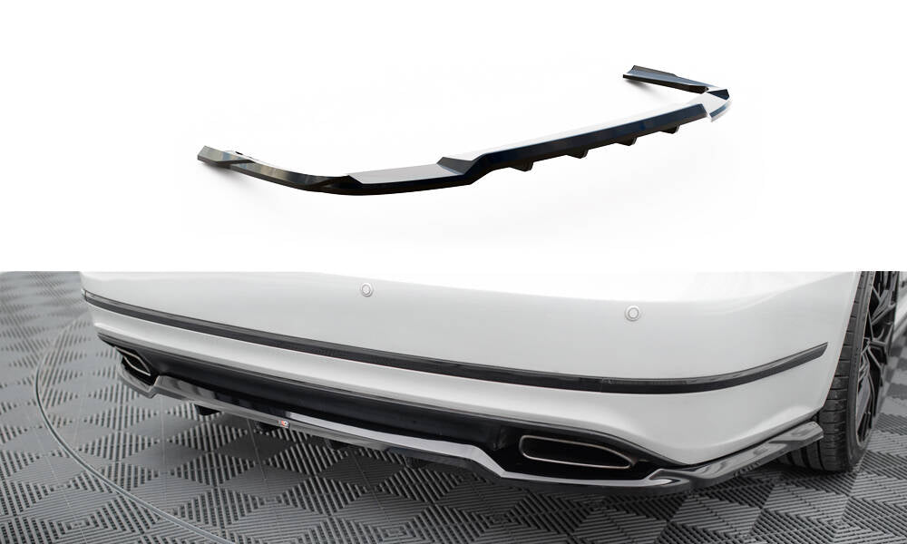 MAXTON DESIGN CENTRAL REAR SPLITTER (WITH VERTICAL BARS) VOLKSWAGEN PASSAT GT B8 FACELIFT USA