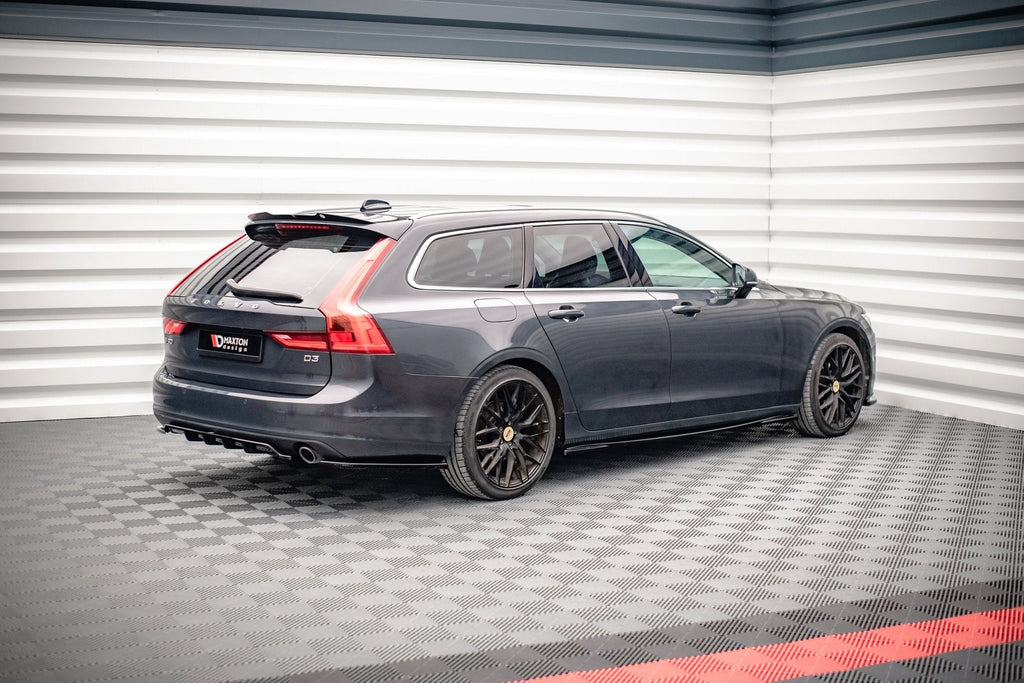 MAXTON DESIGN CENTRAL REAR SPLITTER (WITH VERTICAL BARS) VOLVO V90 MK2