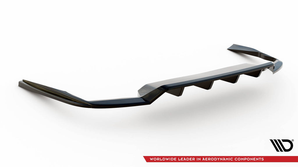 MAXTON DESIGN CENTRAL REAR SPLITTER (WITH VERTICAL BARS) VOLVO V90 / S90 R-DESIGN MK2