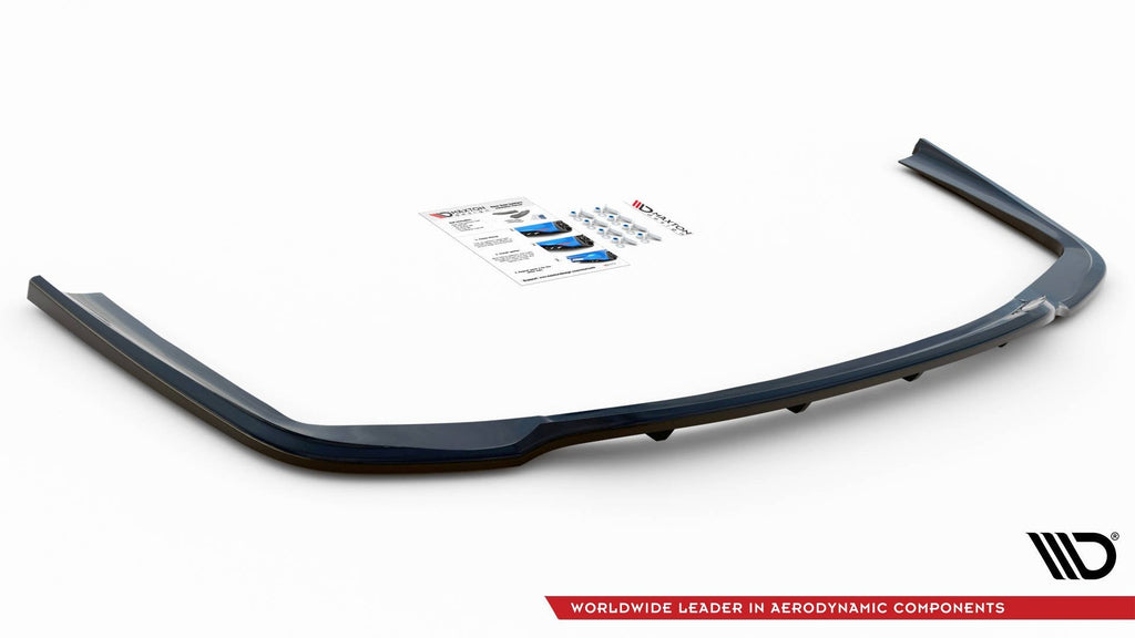 MAXTON DESIGN CENTRAL REAR SPLITTER (WITH VERTICAL BARS) FOR BMW 7 M-PACK G11