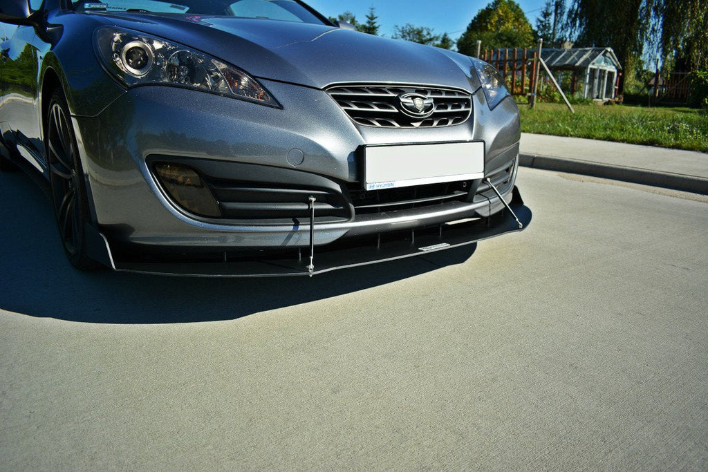 MAXTON DESIGN FRONT RACING SPLITTER HYUNDAI GENESIS COUPÉ MK.1