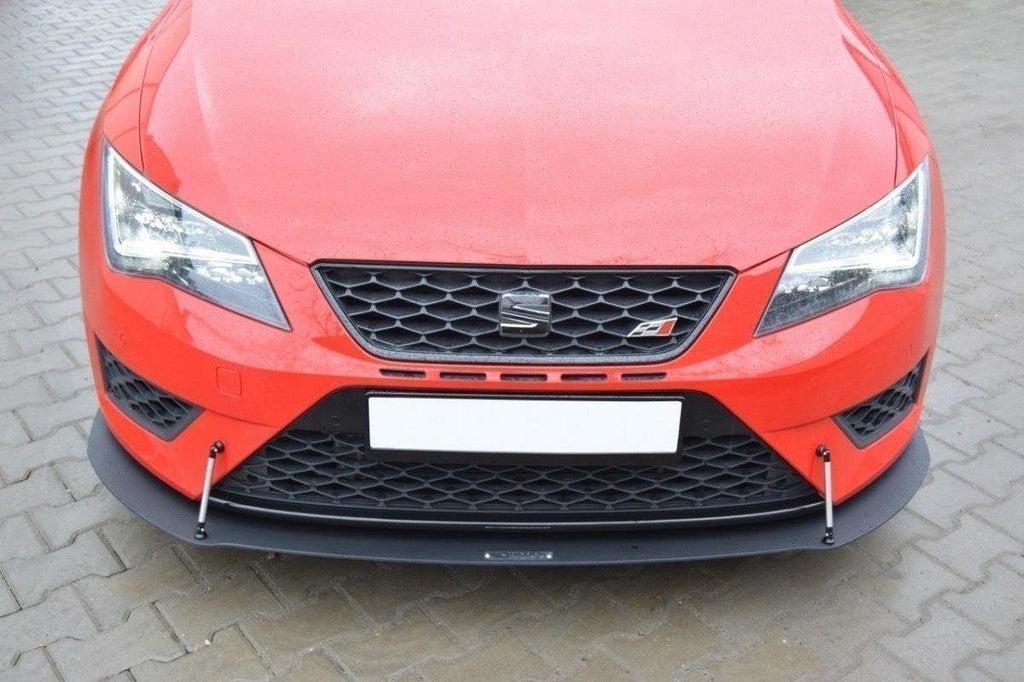 MAXTON DESIGN FRONT RACING SPLITTER SEAT LEON III CUPRA / FR