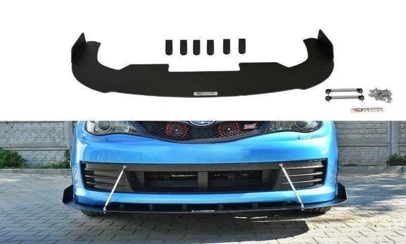 MAXTON DESIGN FRONT RACING SPLITTER SUBARU IMPREZA WRX STI 2009-2011