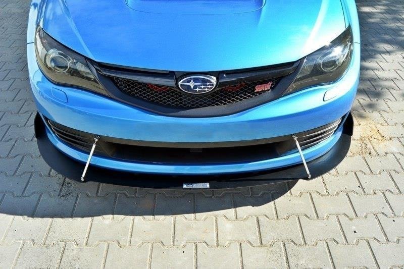 MAXTON DESIGN FRONT RACING SPLITTER SUBARU IMPREZA WRX STI 2009-2011