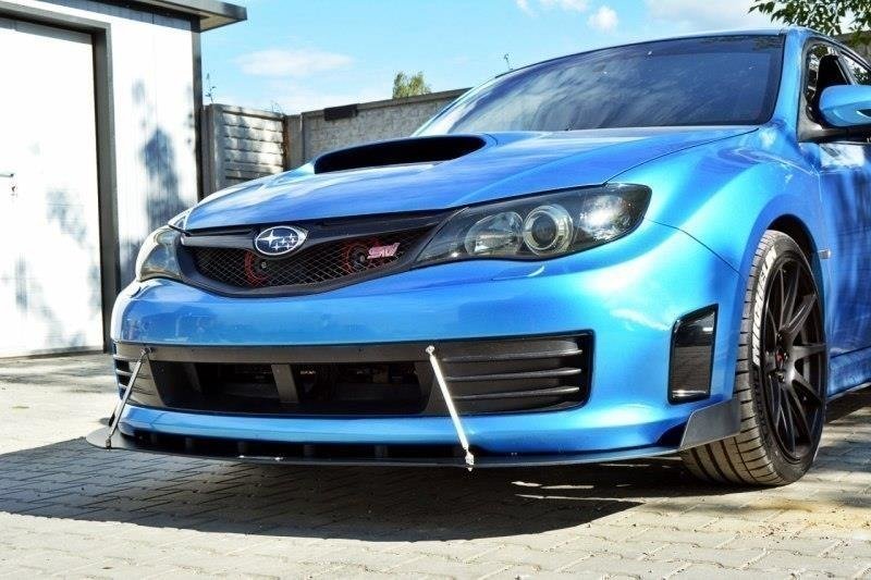 MAXTON DESIGN FRONT RACING SPLITTER SUBARU IMPREZA WRX STI 2009-2011