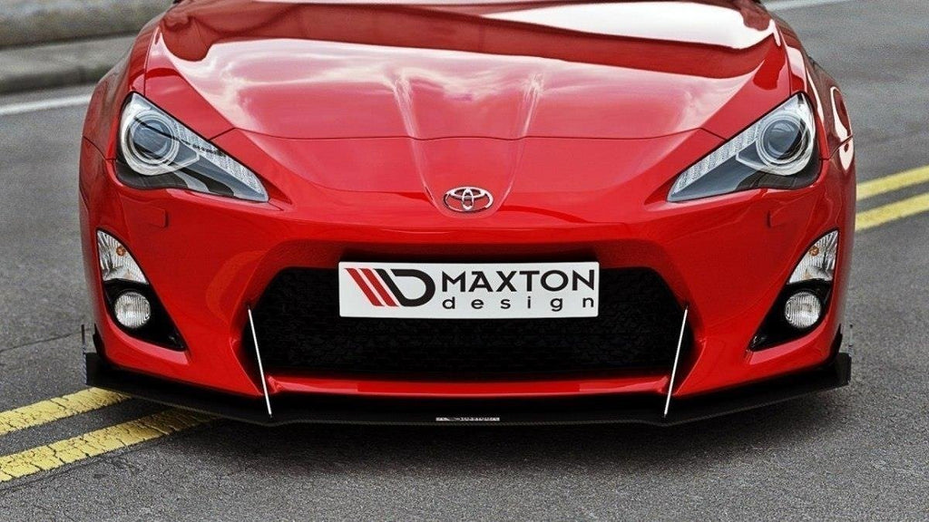 MAXTON DESIGN FRONT RACING SPLITTER TOYOTA GT86 (WITH WINGS)