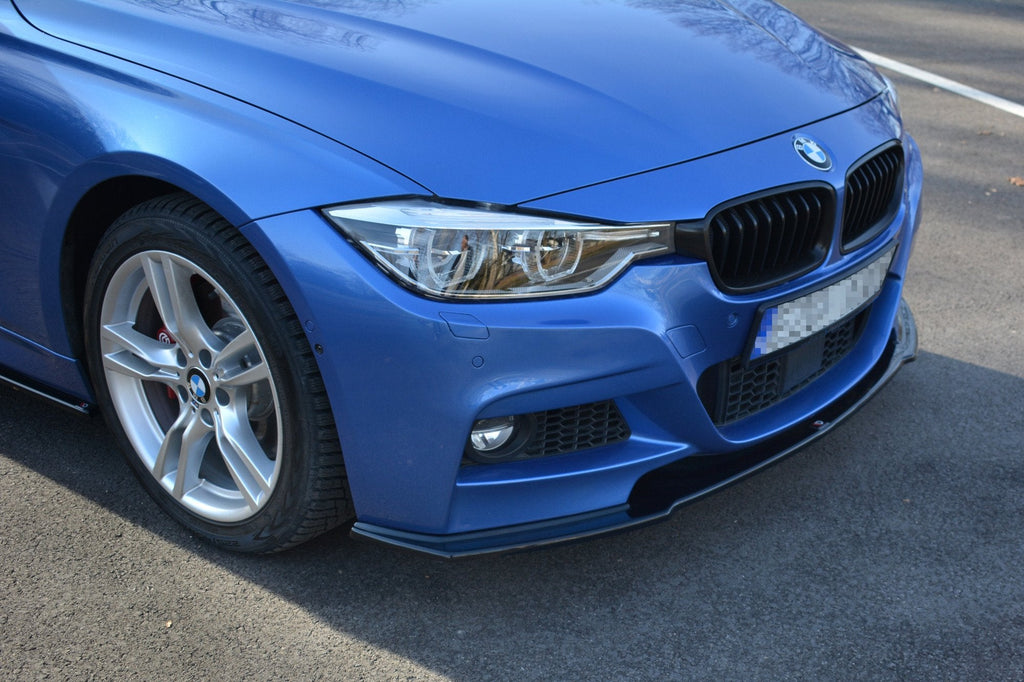 MAXTON DESIGN FRONT SPLITTER BMW 3-SERIES F30 FL SEDAN M-SPORT