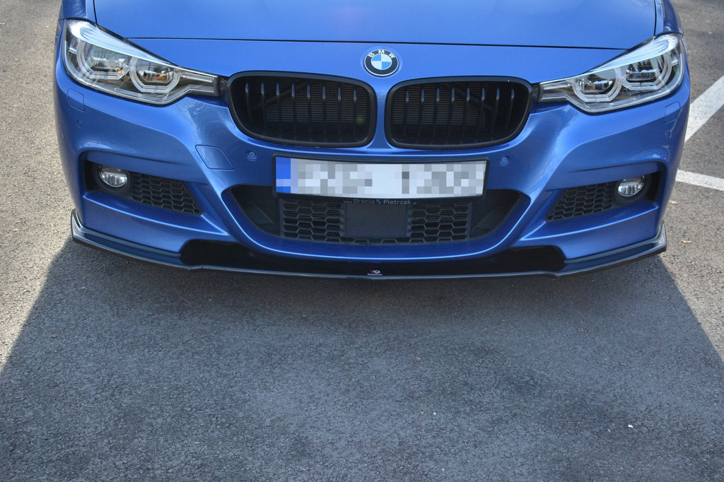 MAXTON DESIGN FRONT SPLITTER BMW 3-SERIES F30 FL SEDAN M-SPORT