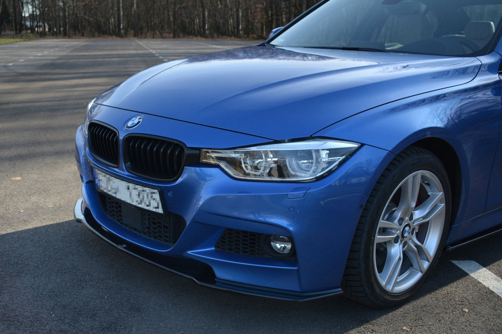 MAXTON DESIGN FRONT SPLITTER BMW 3-SERIES F30 FL SEDAN M-SPORT