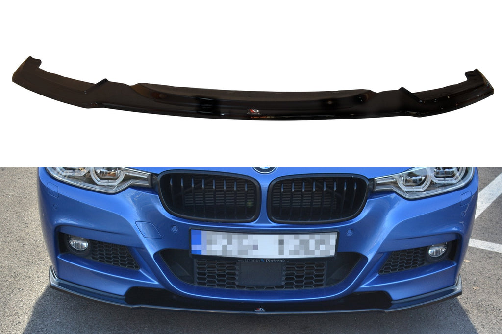 MAXTON DESIGN FRONT SPLITTER BMW 3-SERIES F30 FL SEDAN M-SPORT