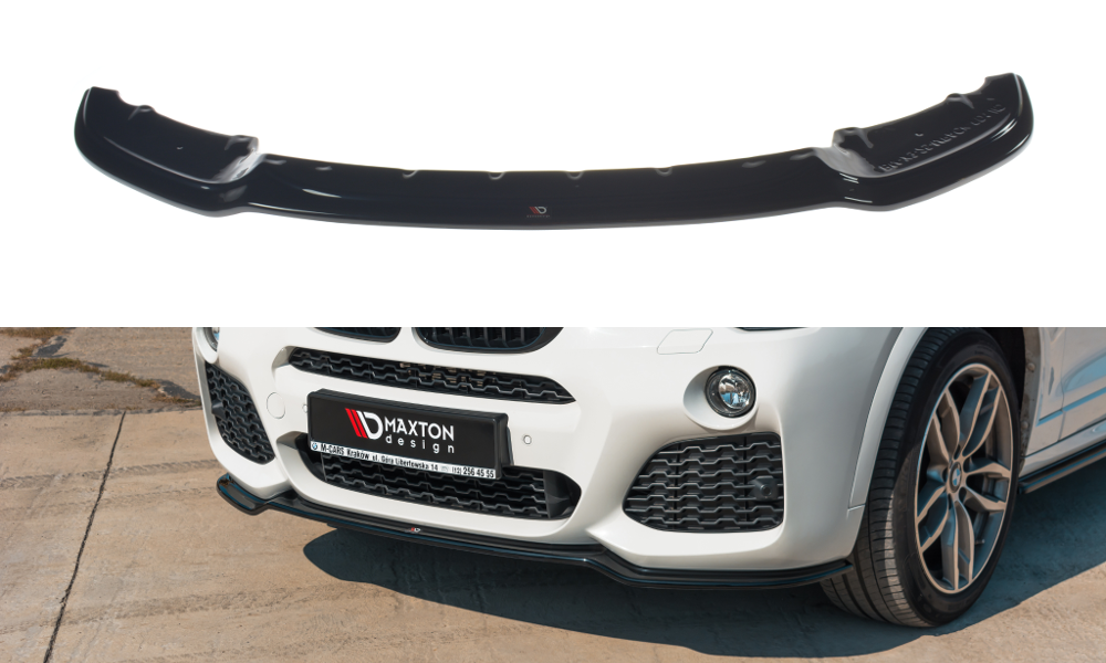 MAXTON DESIGN FRONT SPLITTER BMW X3 F25 M-PACK FACELIFT