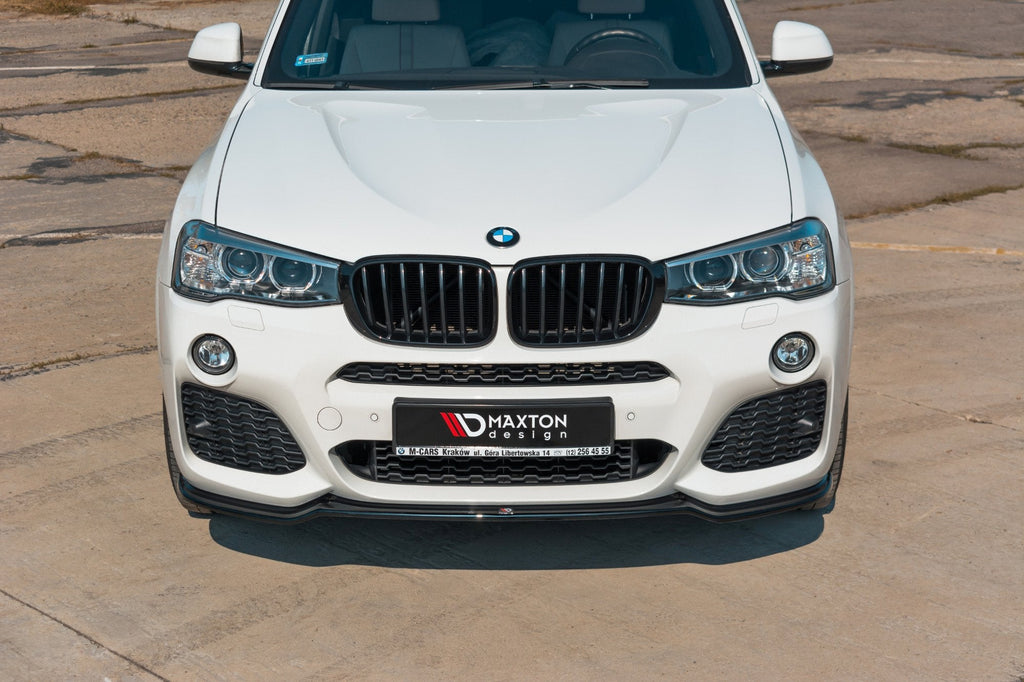 MAXTON DESIGN FRONT SPLITTER BMW X3 F25 M-PACK FACELIFT