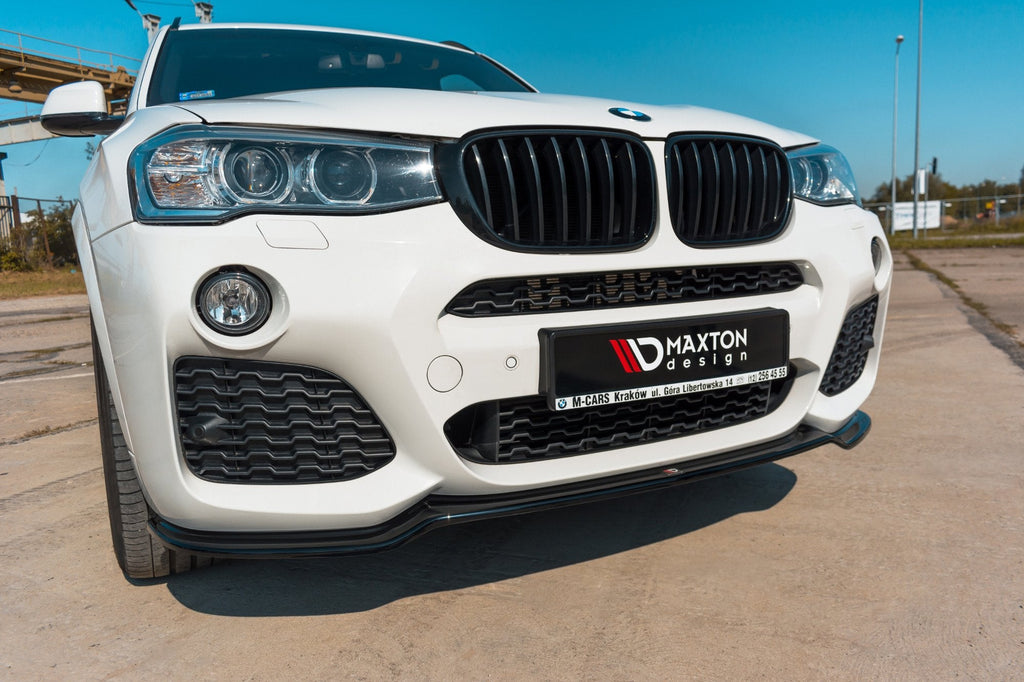 MAXTON DESIGN FRONT SPLITTER BMW X3 F25 M-PACK FACELIFT