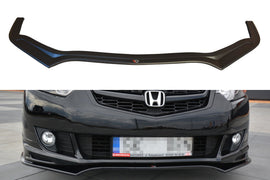 MAXTON DESIGN FRONT SPLITTER ACURA TSX SPECIAL EDITION CU2 FFACELIFT / HONDA ACCORD VIII TYPE-S (CU SERIES) FACELIFT