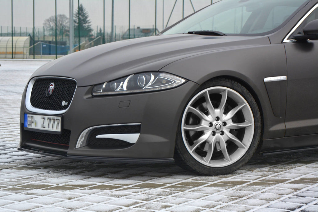 MAXTON DESIGN FRONT SPLITTER JAGUAR XF (X250) MK1 SPORTBRAKE S-PACK