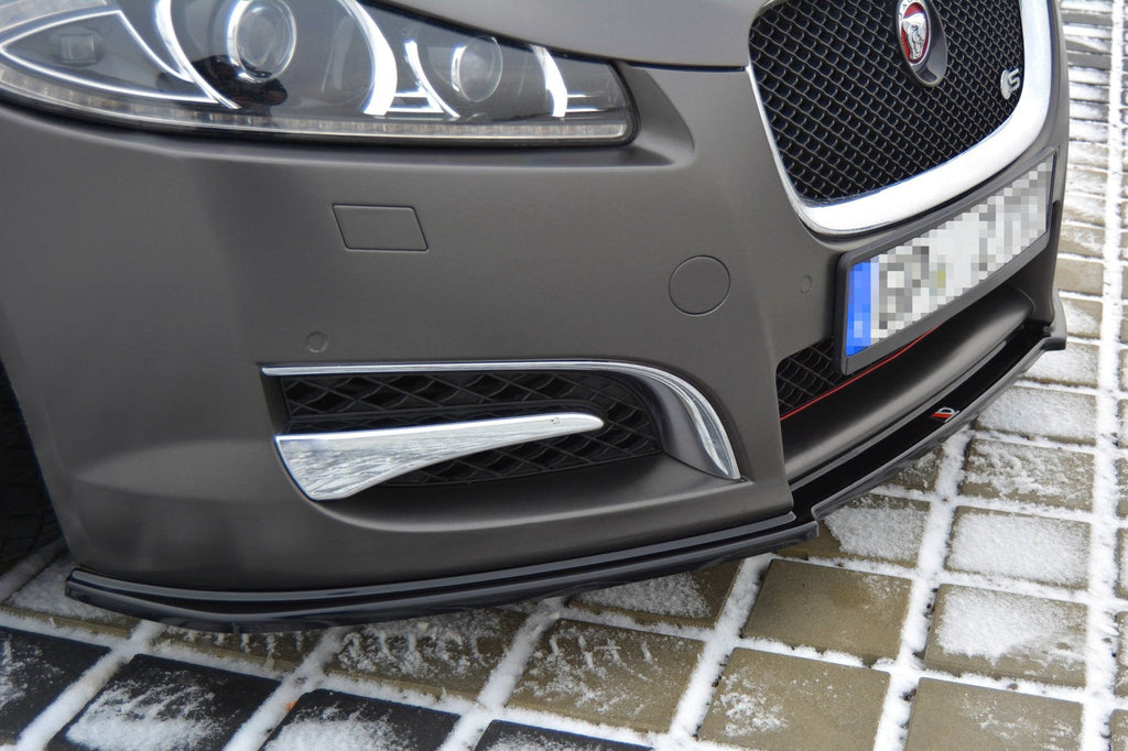 MAXTON DESIGN FRONT SPLITTER JAGUAR XF (X250) MK1 SPORTBRAKE S-PACK