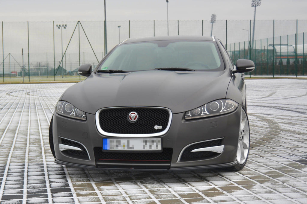 MAXTON DESIGN FRONT SPLITTER JAGUAR XF (X250) MK1 SPORTBRAKE S-PACK