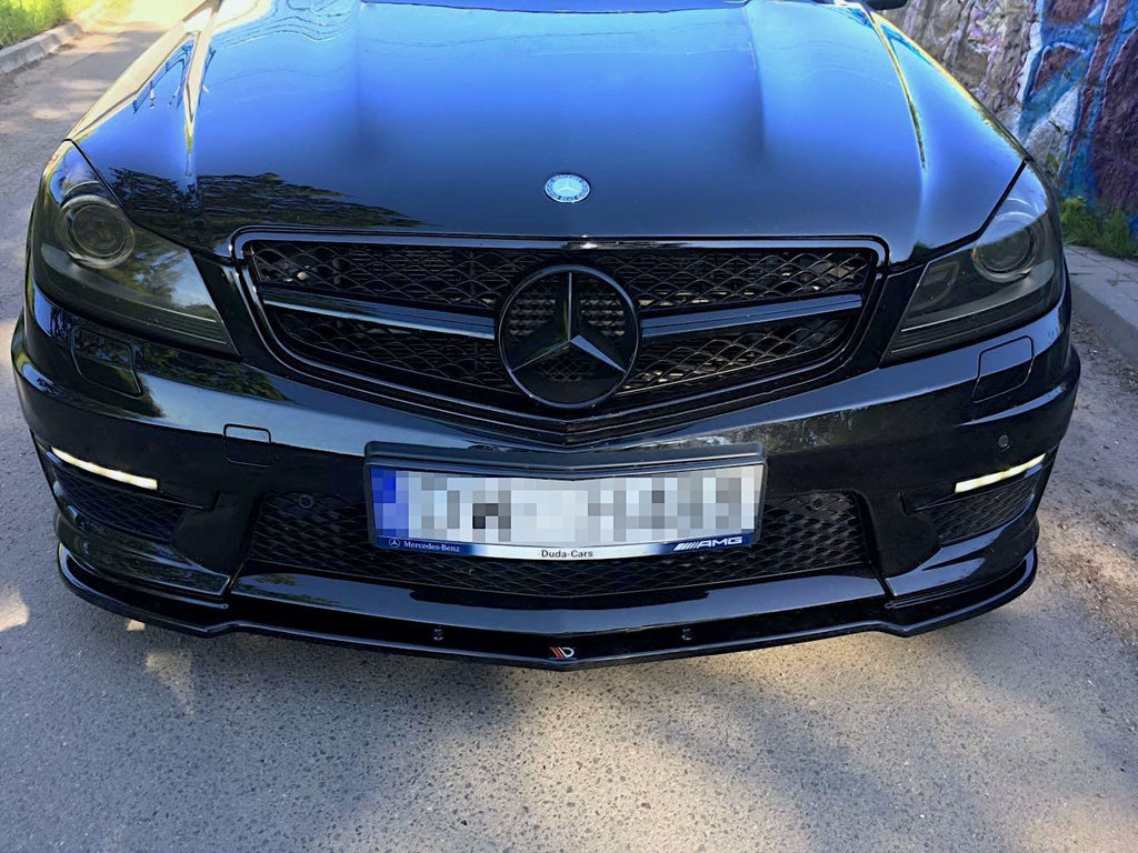 MAXTON DESIGN FRONT SPLITTER MERCEDES-BENZ AMG C63 W204 FACELIFT