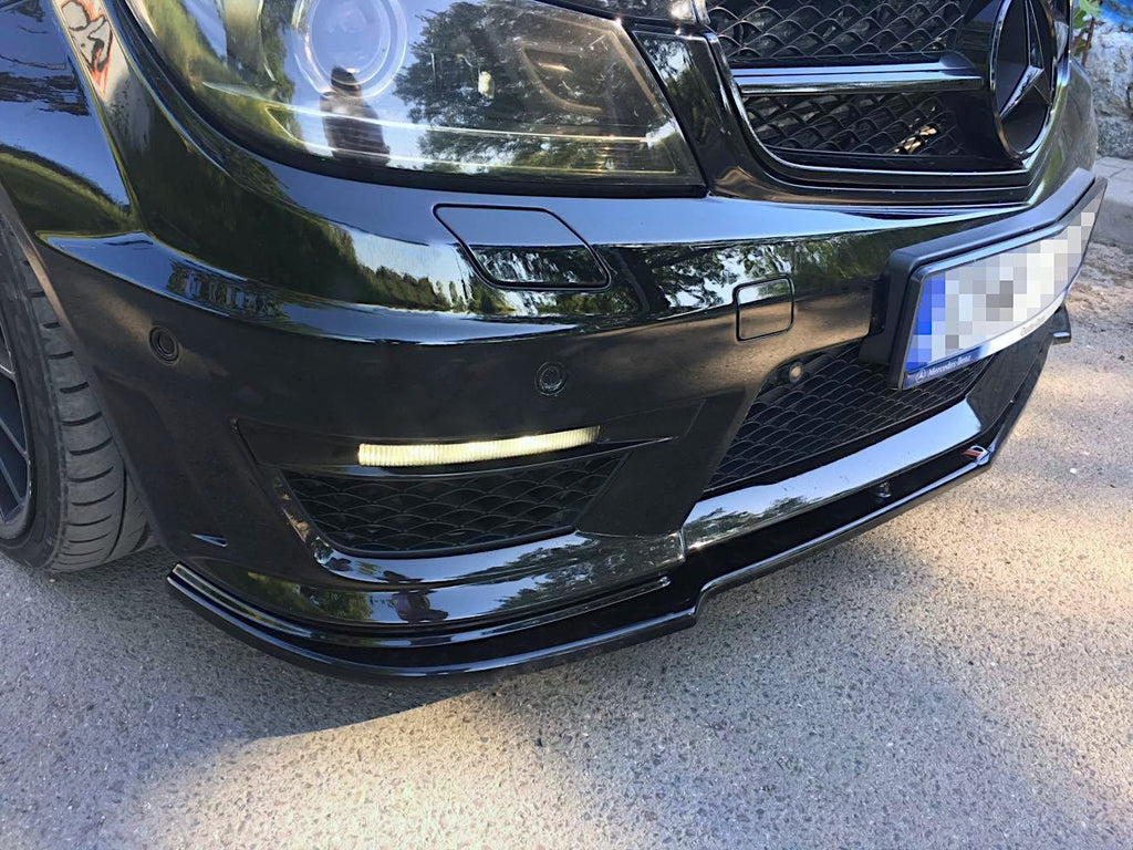 MAXTON DESIGN FRONT SPLITTER MERCEDES-BENZ AMG C63 W204 FACELIFT