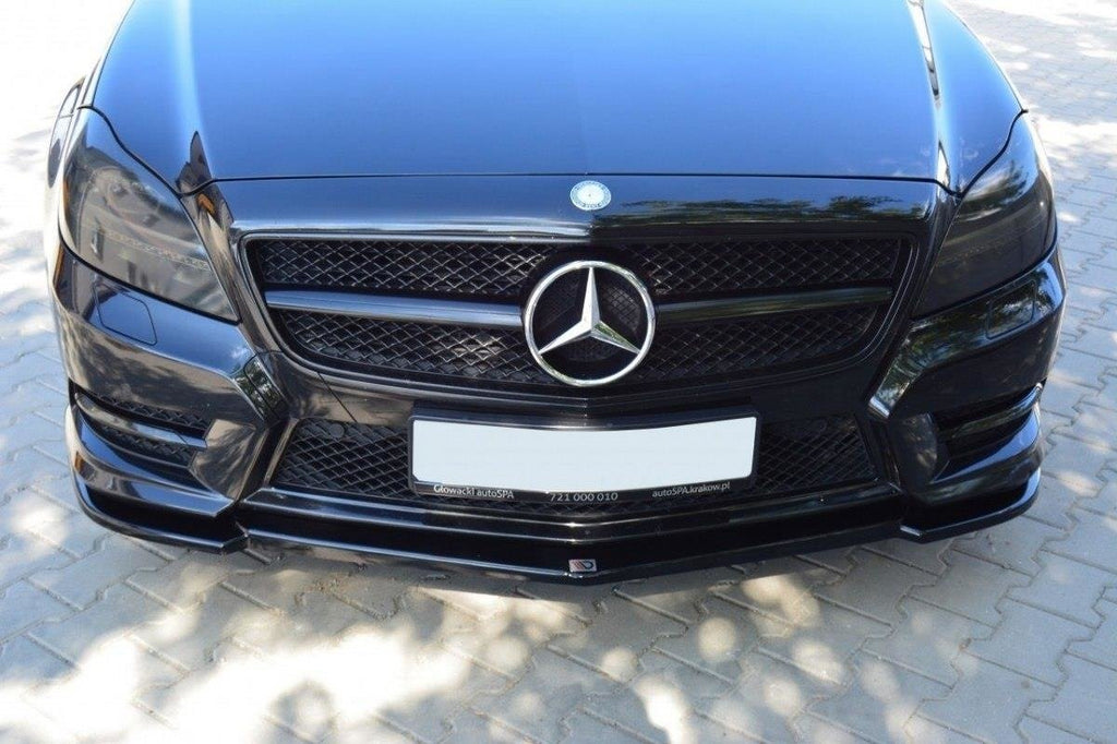 MAXTON DESIGN FRONT SPLITTER MERCEDES CLS C218 AMG LINE