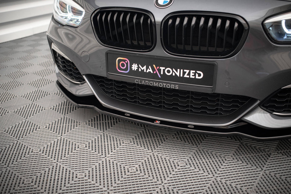 MAXTON DESIGN FRONT SPLITTER V.1 BMW 1 F20/F21 M-POWER FACELIFT