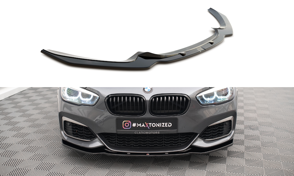 MAXTON DESIGN FRONT SPLITTER V.1 BMW 1 F20/F21 M-POWER FACELIFT