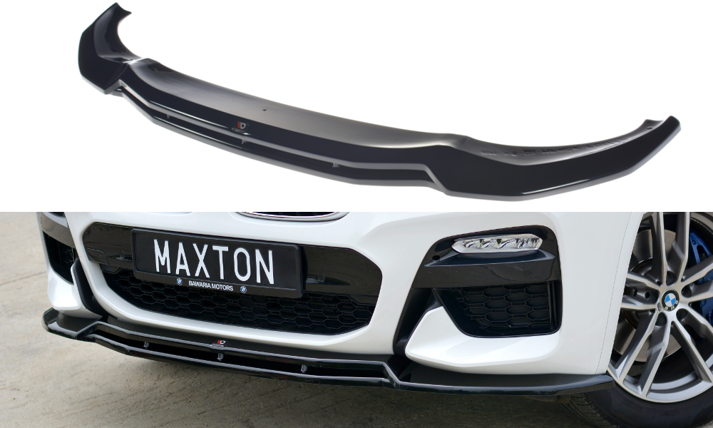 MAXTON DESIGN FRONT SPLITTER V.1 BMW X3 G01 M-PACK