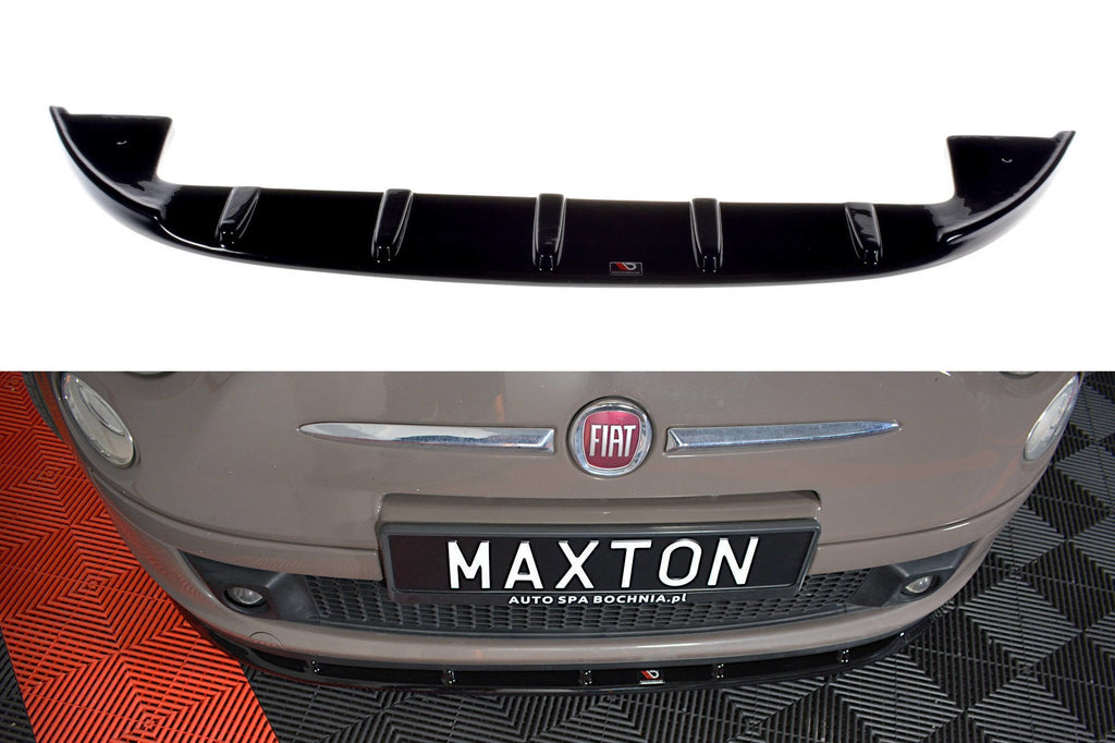 MAXTON DESIGN FRONT SPLITTER V.1 FIAT 500 HATCHBACK PREFACE