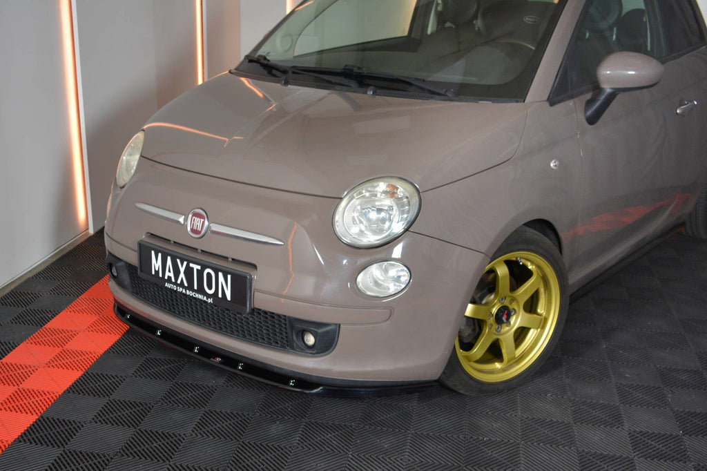 MAXTON DESIGN FRONT SPLITTER V.1 FIAT 500 HATCHBACK PREFACE